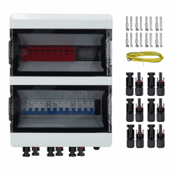 Boîte Photovoltaïque,DC überspannungsschutz PV Solar Trennschalter mit Solarstecker 3 String 1000V Photovoltaik DC Leitungsschutzschalter Blitzschutz Erdung für PV Anlage(3 in 3 Out,25A) 3 String 25A 1000V Angebot bei HelloDeals