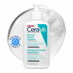 CeraVe Porentiefe Reinigung, Schäumendes Reinigungsgel mit Salicylsäure für das Gesicht bei unreiner und zu Akne neigender Haut, 236ml Angebot bei HelloDeals