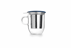 IBILI Teetasse mit Filter und Deckel, Borosilikat, 350 ml, Durchsichtig Angebot bei HelloDeals