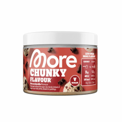 MORE Chunky Flavour, Stracciatella, 150 g, vegan, Geschmackspulver zum Süßen, ohne viel Zucker und Kalorien, mit Inulin und Laktase Angebot bei HelloDeals
