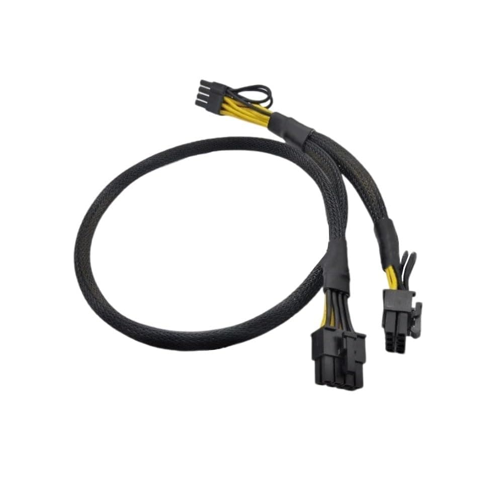 18AWG GPU Power Adapter Kabel 8-polig auf Dual 8-polig(6+2) für Dell R730 R720 R7910 Server 9H6FV 09H6FV Riser auf GPGPU 60+20CM Angebot bei HelloDeals