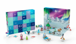 Plus Plus - Adventskalender mit 25 Überraschungen – Bauspiel für Kinder – kreatives Weihnachtsabenteuer mit Anleitung – ca. 600 Teile – für Mädchen und Jungen ab 5 Jahren Angebot bei HelloDeals