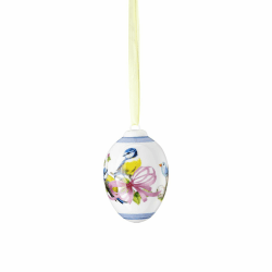 Hutschenreuther Porzellan-Ei Das Ei 2025 Porzellanei zum Aufhängen - Oval - Ø 4,5 cm - h 6,8 cm, Sammeledition Ostern Porzellan Mehrfarbig 2025 Edition Angebot bei HelloDeals