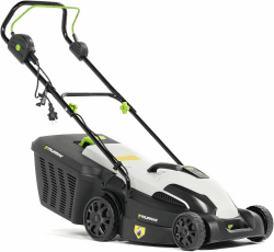 Murray Rasenmäher Elektro 2-in-1 LE380E - Rasenmäher Elektrisch 1600W/38cm mit Grasfangbox 45L für Rasenflächen bis zu 500m2 - Elektro Rasenmäher mit Ergonomischer Softgriff und Überlastschutz 38 cm Angebot bei HelloDeals