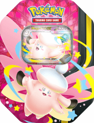 Pokémon Tin Box Mega Pixi ex #129 – Deutsch – Pokémon TCG Box mit 4 Boostern & Promokarte Angebot bei HelloDeals