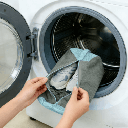 Schuhwäschesack für Waschmaschine, wiederverwendbarer Wäschesack für Waschmaschine und Tiefenreinigung und langlebig, geeignet für alle Schuhe, Grau Angebot bei HelloDeals