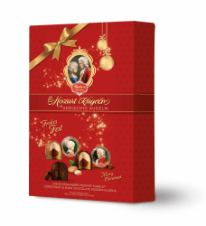 Reber Große Pralinenmischung, 15 Mozart- und Constanze-Kugeln in weihnachtlicher Geschenkverpackung, 300 g Angebot bei HelloDeals