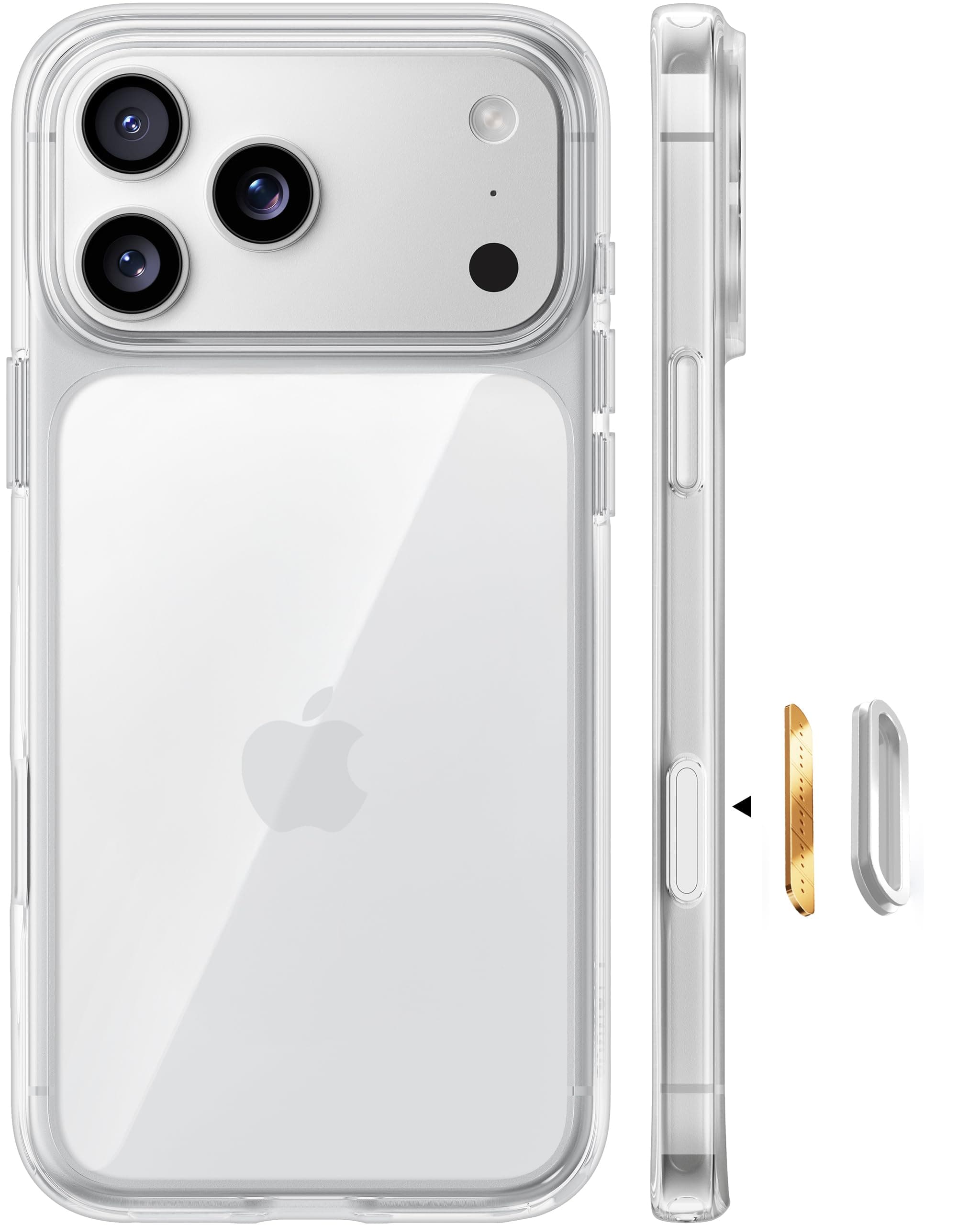 TORRAS Diamond für iPhone 17 Pro Max Hülle [TOP Militärschutz] mit Kameraknopf Nie Vergilbung Schutzhülle Cover Stoßfest Kratzfest Handyhülle für iPhone 17 Pro Max Case Transparent iPhone 17 Pro Max Transparent Angebot bei HelloDeals