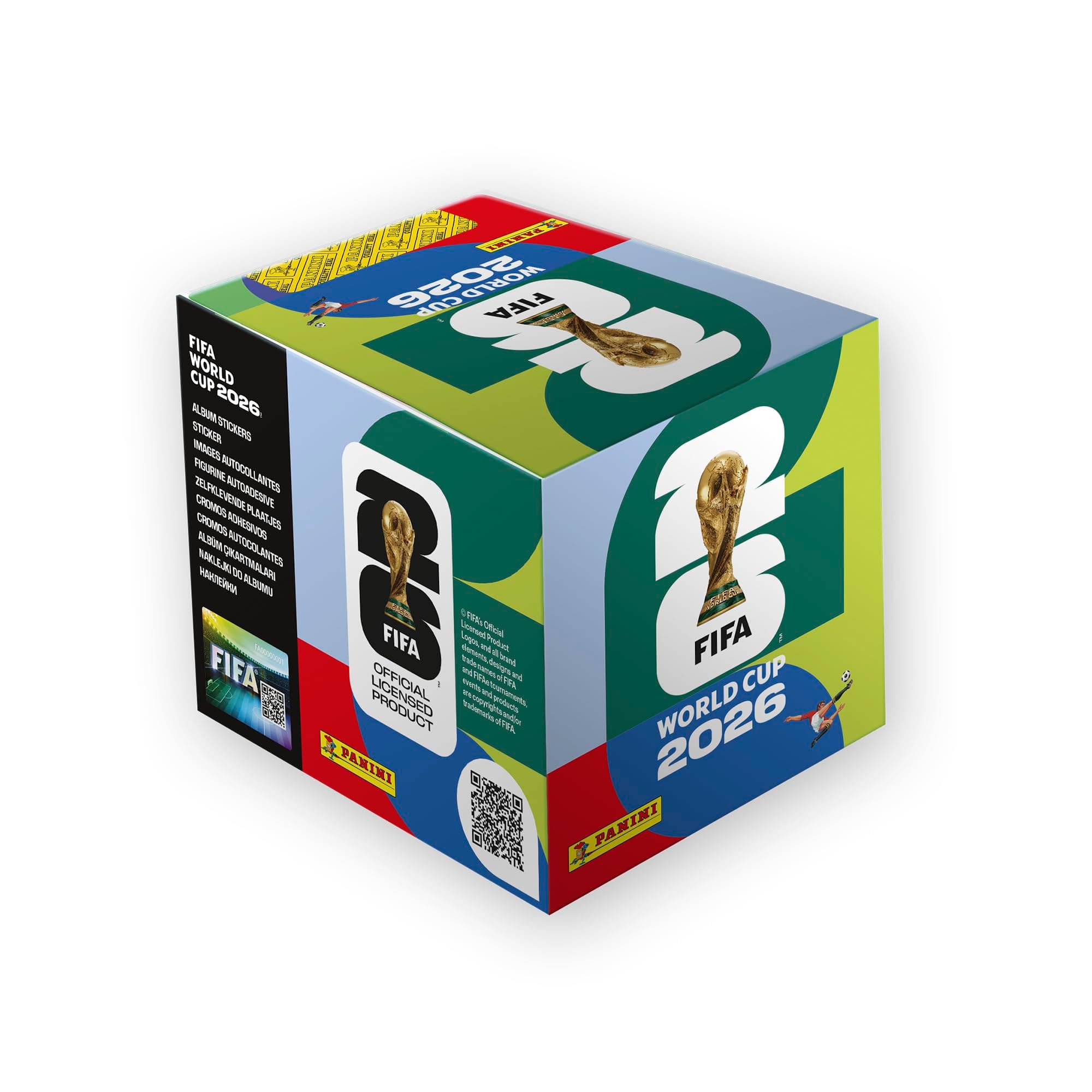Panini - FIFA World Cup 2026 Offizielle Kollektion Sticker Box mit 50 Umschlägen - WM 2026 - Offizielle Kollektion Panini 50 Packungen Panini Angebot bei HelloDeals