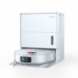 JONR T5 Pro Gen 2 15000Pa Saugroboter mit Wischfunktion, Saugkraft (Upgrade von T5 Pro) mit Heißlufttrocknung, Anti-Verfilzungs-Seitenbürste, Hindernisvermeidung, LiDAR-Navigation, All-in-One Dockund Angebot bei HelloDeals