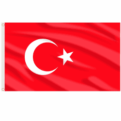 AhfuLife Türkei Flagge 90 x 150 cm für 2026 WM, 1 Stück Türkische Fahne mit Messing-Ösen, Türkische Nationalflagge für Eurovision Euro Fußball Olympische Nationaltag Bar Partydeko 150 x 90cm - 1Stück Türkei Flagge Angebot bei HelloDeals