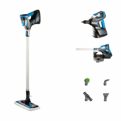 BISSELL PowerFresh Slim Steam, 3-in-1-Dampfreiniger, Dampfreiniger für die Bodenreinigung in einen tragbaren Dampfreiniger umfunktionieren, leicht, tragbar, Mehrzweck, inkl. Aufsätze, 1600W, 4268N Angebot bei HelloDeals