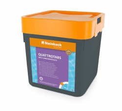 Steinbach Poolpflege Quattrotabs 200g langsamlöslich - 0752605TV00-5kg - 4-in-1 Chlortabletten mit Flockungsmittel - pH-Stabilisator & Algenverhütung - Multifunktionstabletten Multitabs 200 g 5 kg Angebot bei HelloDeals