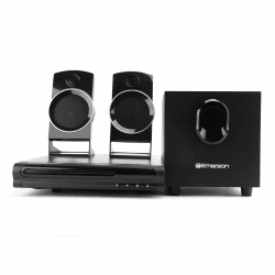 Emerson Ed-8050 2.1-Kanal-Heimkino-DVD-Player Und Surround-Sound-System Mit Subwoofer, HDMI-Ausgang, USB-Wiedergabe Zwei Lautsprechern Ideal Für Immersives Film- Musikerlebnis Angebot bei HelloDeals