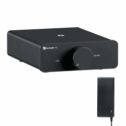 Fosi Audio V3 Hi-Fi Verstärker TPA3255 Klasse D 300 W x 2 Amp 2.0-Kanal-Stereo-Mini-Kompakt-integrierter digitaler Desktop-Verstärker für Heim-Audio Passive Regallautsprecher mit 32-V-Stromversorgung Angebot bei HelloDeals
