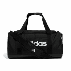 Adidas Unisex Essentials Linear Duffel Bag S Black / Black / White Angebot bei HelloDeals