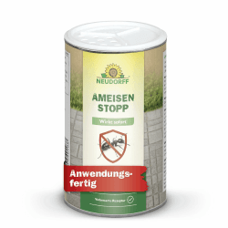 Neudorff AmeisenStopp – Ameisenstreumittel mit Sofortwirkung schützt effektiv gegen Ameisen rund ums Haus. Ameisenmittel zum Streuen oder Gießen, 300 g Angebot bei HelloDeals