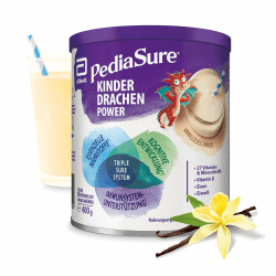 Pediasure Kinder Drachen Power Vanille 400g| leckerer Nahrungsergänzungsshake für Kinder ab 1 Jahr|mit 27 Vitaminen & Mineralien, Protein und triplesure Komplex|Verpackung kann variieren Vanille 400 g (1er Pack) Angebot bei HelloDeals