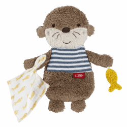 Fehn Knister-Otter Theo – Activity-Rascheltier zum Greifen, Lauschen, Spielen & Geräusche erzeugen - fördert Babys Sinne & Motorik - idealer Begleiter für Babys und Kleinkinder ab Geburt Angebot bei HelloDeals