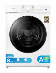 Midea Waschmaschine V3 series, 8 kg | Energieeffizienzklasse A-10% | 1400 U/min | Dampffunktion | Tierhaare| 15-Min Schnellwäsche | Woolmark-Zertifiziert | MFV3EW80BA10 | Weiß Angebot bei HelloDeals