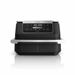 Ninja FlexDrawer Heißluftfritteuse (6 Liter), Schwarz. Dual Zone Air Fryer, große Schublade, 6-in-1, ohne Öl, heißluft-frittieren, braten, backen, Max Crisp, Antihaft spülmaschinenfeste Teile, AF550EU 6.6 L Angebot bei HelloDeals