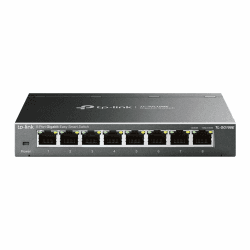 TP-Link TL-SG108E Managed Switch 8 Port Gigabit Ethernet LAN Switch(Plug-and-Play Netzwerk Switch,Metallgehäuse, QoS, IGMP-Snooping,LAN Verteiler, zentrales Management, energieeffizient) schwarz Angebot bei HelloDeals