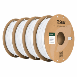 eSUN PLA Filament 1.75mm, Modifiziertes 3D Drucker Filament PLA, Maßgenauigkeit +/- 0.03mm, 1KG pro Spule, 4 Spulen 3D Druck Filament für 3D Drucker, Kaltes Weiß 4 kg Kaltes Weiß-4KG Angebot bei HelloDeals