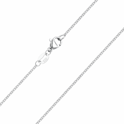 Kraven Feine 925 Silber Damen Halskette ohne Anhänger, Silberkette in 40.45.50.55.60 cm verfügbar Silberschmuck 45CM Cuban Angebot bei HelloDeals