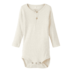 NAME IT Baby - Jungen Nbmkab Ls Body Noos Langarmbody (1er Pack) 80 Peyote Melange Angebot bei HelloDeals
