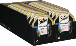 Sheba Schale Nassfutter für Katzen Delikatesse in Gelee mit Lachs 2 x 11 x 85g Lachs 1.87 kg (1er Pack) Angebot bei HelloDeals
