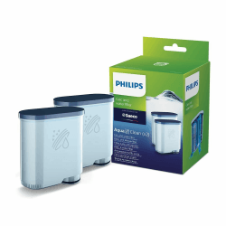Philips AquaClean Filter, Kalkschutz, natürliche Kalkentfernung, verbesserter Kaffeegeschmack, einfache Installation, bis zu 5.000 Tassen ohne Entkalken, Click&Go-System, 2x Filter im Set (CA6903/22) Wasserfilter Doppelpack Angebot bei HelloDeals