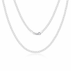 925 Sterling Silber Panzerkette Echt Silberkette für Herren Damen 2/3/4mm Breite Dünn Superflache Mehrreihige Kette Hochwertige klassische Halsketten für den Alltag 45–65 cm 55 Zentimeter 3mm Breit-Panzerkette Angebot bei HelloDeals