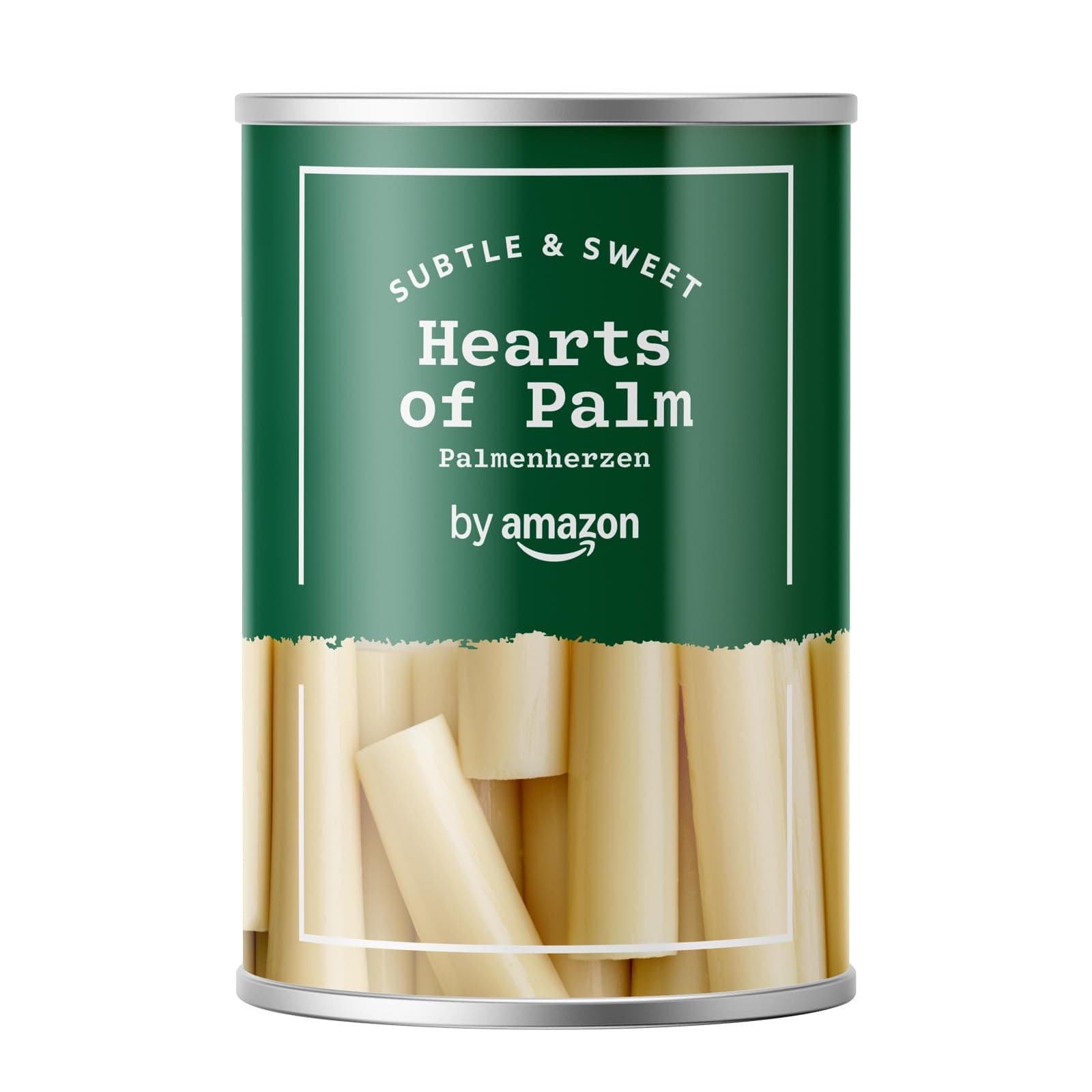 by Amazon Palmenherzen, 400g PREPARED_AND_PRESERVED_FOOD 7.5 cm (W) x 7.5 cm (L) x 11 cm (H) Angebot bei HelloDeals