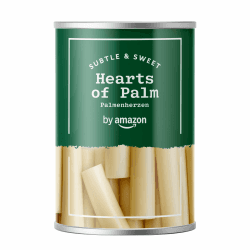 by Amazon Palmenherzen, 400g PREPARED_AND_PRESERVED_FOOD 7.5 cm (W) x 7.5 cm (L) x 11 cm (H) Angebot bei HelloDeals
