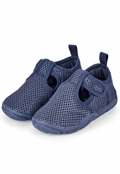 Sterntaler Badeschuhe Uni - Baby Aquaschuhe schnelltrocknend - Unisex Schwimmschuhe aus luftigem Mesh mit Klettverschluss Bequeme Strand Slipper 22 EU Blau Angebot bei HelloDeals