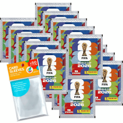 WM 2026 Sticker - 20 Tüten + Exklusive Collect-it Hüllen (Eigenmarke Budle) Angebot bei HelloDeals