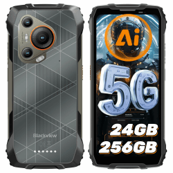 Blackview BL7000 AI 5G Outdoor Handy Android 15-24GB+256GB/2TB MTK Dimensity 6300, 120HZ 2.4K FHD+ 6.78", 50MP+32MP, Nachtsicht 20MP, Outdoor Smartphone Ohne Vertrag, Face ID/GPS/NFC/OTG Angebot bei HelloDeals