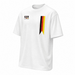 Trikot Deutschland WM 2026 T-Shirt - zur Fußball Weltmeisterschaft Germany - Unisex & extra weich - Herren & Damen L Weiß Angebot bei HelloDeals