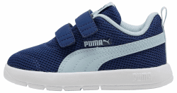 Puma COURTFLEX V3 MESH INF SNEAKER MIT KLETTVERSCHLUSS Bebé 27 EU V3 Blue Jewel Lucite Angebot bei HelloDeals