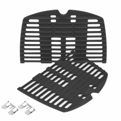 GRISUN Grillrost 32,3 x 21,6 cm (7644) aus Gusseisen für Weber Q100, Q120, Q1000, Q1200, Q1400 Gasgrills, Ersatzteile & Zubehör, 2 Stück 43,2 x 32 cm Angebot bei HelloDeals
