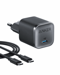 Anker Nano 45W USB C Ladegerät, kompakter Netzteil, Schnellladegerät für iPhone 17/Pro/Pro Max/iPhone Air/16/15, MacBook, Pixel 9, iPad, Samsung Galaxy S25 Ultra/S24 Serie (inkl. 1,8m Kabel) Schwarz 1 Angebot bei HelloDeals