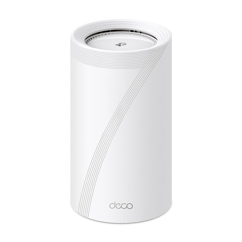 TP-Link Deco BE85 Wi-Fi 7 Mesh WLAN, BE19000 Tri-Band-Router und Repeater (10 Gbit/s Ethernet/Glasfaser-Port, 19 Gbps Wi-Fi-Geschwindigkeit, WPA3, 320 MHz Kanäle, 6 GHz) 1er-Set Angebot bei HelloDeals