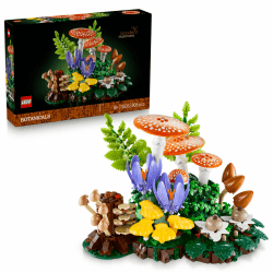 LEGO Botanicals Waldpilze - Künstliches Pflanzen Set für Erwachsene - inkl. Fliegenpilz & Kunstblumen für Wohnzimmer- oder Schlafzimmer Deko - DIY Geschenkidee - 11505 Angebot bei HelloDeals