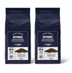 by Amazon Intenso Kaffeebohnen, dunkel geröstet, 2 kg (2 Packungen à 1kg) – Rainforest Alliance Certified Intenso 1 kg (2er-Pack) Angebot bei HelloDeals