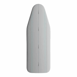 Laurastar Bügelbezug Universalcover Dunkel Grau, 131cm x 55cm, 100 % Baumwolle, Integrierten Faltmarkierungen, Klipp-System, Geeignet für alle Bügeltische anderer Marken, Waschmaschinenfest Angebot bei HelloDeals