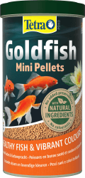 Tetra Pond Goldfish Mini Pellets - Fischfutter für kleine Goldfische und Kaltwasserfische im Teich, 1 L Dose 1 l (1er Pack) Mini Pellets Angebot bei HelloDeals