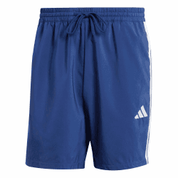 adidas Performance Essentials Three Stripes Short Herren L Dark Blue/White Angebot bei HelloDeals