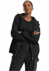 Urban Classics Ladies Fluffy Zip Cardigan L Schwarz Angebot bei HelloDeals