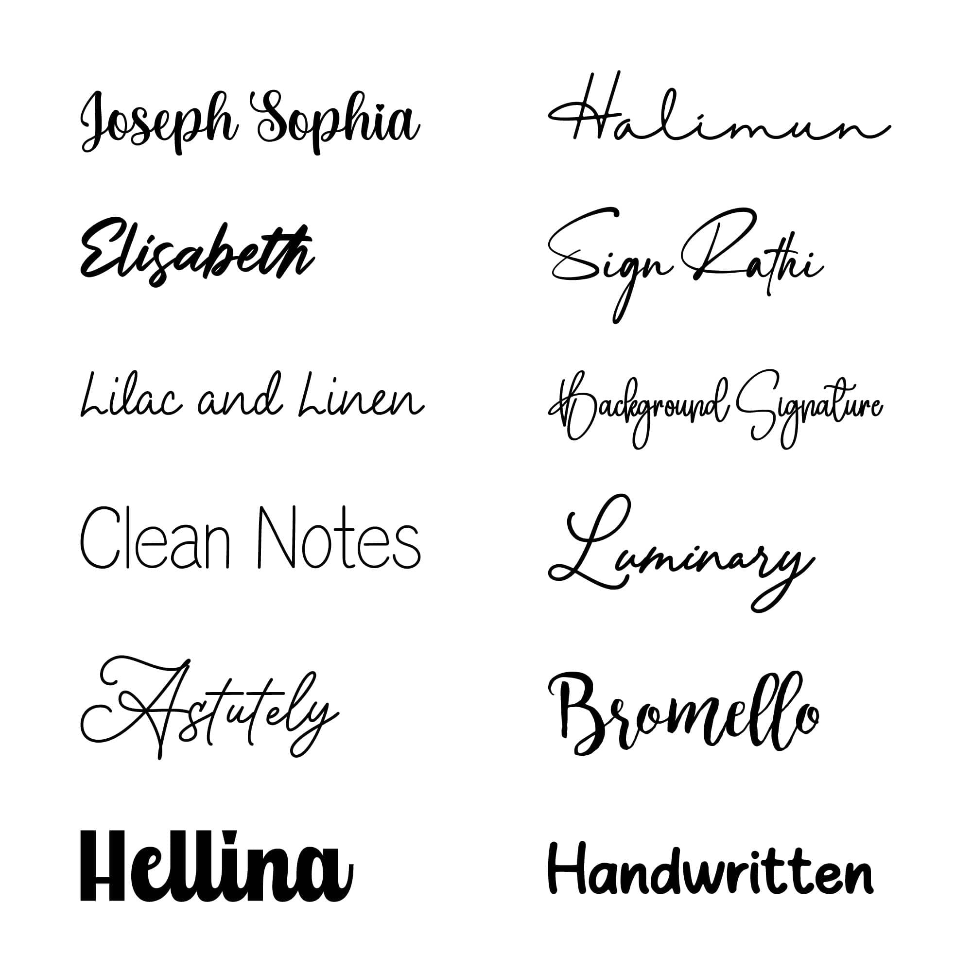Personalisierter Wunschtext Aufkleber aus Vinyl – Elegante Script Schrift – Individueller Schriftzug für Wand, Tür, Fenster & Auto – Matt – Nach Maß gefertigt – Made in Switzerland Angebot bei HelloDeals
