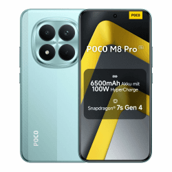 XIAOMI Poco M8 Pro 5G Smartphone, 8 GB RAM + 256 GB Speicher, Handy mit Android, 6,83" 1,5K CrystalRes AMOLED, Snapdragon® 7s Gen 4, 50 MP Light Fusion 800 mit OIS, IP68, Grün, 2 Jahre Garantie POCO M8 Pro 8+256GB Grün Angebot bei HelloDeals